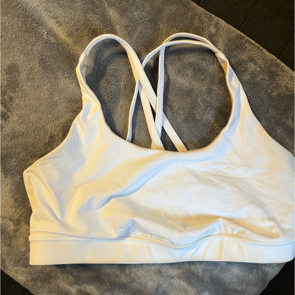 lululemon white sports bra